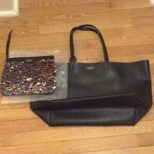 COPY - Victoria Secret Tote, with sequin zip pouch